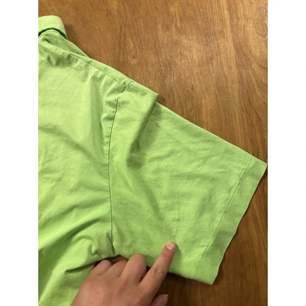 Polo Ralph Lauren Performance Polo Shirt Mens L Green La Cantera Palmer Golf - Picture 9 of 9